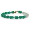 Bratara Onix verde si Prehnit discuri 5-6mm cu Labradorit sfere 4mm, imagine 2