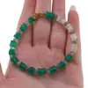 Bratara Onix verde si Prehnit discuri 5-6mm cu Labradorit sfere 4mm, imagine 3