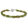 Bratara Peridot patratele 4mm si Mix Cristale sfere 3mm, imagine 2