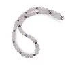 Colier Cuart roz sfere 8mm si Ametist sfere 4-5mm