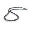 Colier Labradorit banuti 6mm, Lapis lazuli discuri fatetate 4mm si Amazonit discuri fatetate 3mm, imagine 2