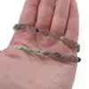 Colier Labradorit banuti 6mm, Lapis lazuli discuri fatetate 4mm si Amazonit discuri fatetate 3mm, imagine 3