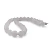 Colier Piatra lunii sfere fatetate 7mm si discuri 2mm, imagine 2