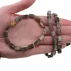 Set colier si bratara Labradorit fatetat 9-10mm si discuri fatetate 4mm, imagine 4