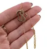 Bratara Cupru placat cu aur galben 18k, reglabila, cu zale mici, charm infinit si inima cu zirconii, imagine 3