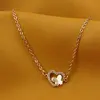 Bratara Cupru placat cu aur galben 18k, zale mici, charm cu inima si fluture, imagine 2
