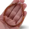 Bratara Granat Hessonit degrade discuri fatetate, 4mm, imagine 3