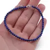 Bratara Lapis Lazuli sfere fatetate, 3mm, imagine 3