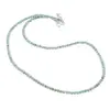 Colier Amazonit Rusia sfere fatetate, 3mm