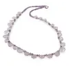Colier Ametist sfere 3mm si Cuart roz briolete 7-9mm, imagine 2