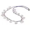 Colier Ametist sfere fatetate 2mm si Citrin briolete 12-15mm, imagine 2