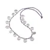 Colier Ametist sfere fatetate 2mm si Citrin briolete 12-15mm
