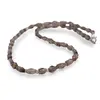 Colier Cuart fumuriu tuburi fatetate 6-8mm si discuri fatetate 3mm, imagine 2