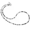 Colier Cuart turmalinat sfere fatetate, 3mm