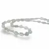 Colier Fluorit picatura neuniforma 9-11mm si Cristal de stanca discuri 3mm, imagine 2