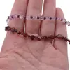 Colier Granat banuti 5mm si sfere 2mm, Ametist banuti 5mm, Hematit steluta aurie, imagine 3