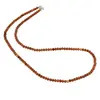 Colier Granat Hessonit degrade discuri fatetate, 4mm