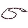 Colier Granat piramida 4-6mm si discuri 2mm, imagine 2