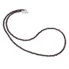 Colier Granat Rhodolit sfere fatetate, 3mm