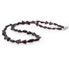Colier Granat triunghi 6-8mm si discuri fatetate 2mm, imagine 2