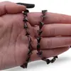 Colier Granat triunghi 6-8mm si discuri fatetate 2mm, imagine 3