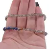 Colier Labradorit sfera 4mm, Lapis lazuli sfera 4mm, Onix neuniform 14mm si Hematit auriu 4mm, imagine 3