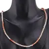 Colier Opal degrade sfere fatetate 3,5mm, imagine 2