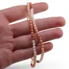 Colier Opal degrade sfere fatetate 3,5mm, imagine 3