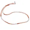 Colier Opal degrade sfere fatetate 3,5mm