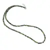Colier Rubin in Zoisit sfere fatetate, 3mm