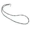 Colier Turmalina albastra sfere fatetate, 3mm