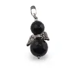 Pandantiv Onix sfera fatetata 8-10mm, inger