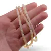 Set bratara si colier Opal etiopian de foc rondele 3,5-4mm, imagine 3