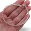 Bratara Acvamarin si Cuart Tangerin sfere fatetate, 4mm, imagine 3