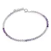 Bratara Fluorit degrade sfere fatetate, 3mm