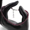 Bratara Granat sfere fatetate, 3mm, imagine 2