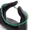 Bratara Onix verde degrade sfere  fatetate, 3mm, imagine 2