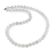 Colier Acvamarin sfere fatetate 8mm