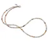 Colier Amazonit sfere fatetate, 3mm