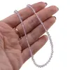 Colier Ametist lavanda romburi fatetate 3-5mm si argint 925, imagine 3