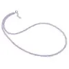 Colier Ametist lavanda sfere fatetate, 3mm