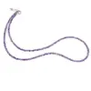 Colier Ametist sfere fatetate, 3mm