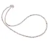 Colier Citrin rutilat sfere fatetate, 3mm
