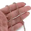 Colier Cuart Fumuriu discuri fatetate 3mm si argint 925, imagine 3