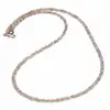 Colier Cuart Fumuriu discuri fatetate 3mm si argint 925