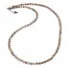 Colier Cuart Fumuriu romburi fatetate 4mm si argint 925