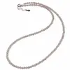Colier Cuart fumuriu sfere fatetate 3mm
