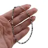 Colier Cuart turmalinat discuri fatetate 3mm, imagine 3