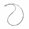 Colier Cuart turmalinat discuri fatetate 3mm