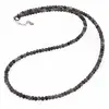 Colier Cuart Turmalinat discuri fatetate 4mm si argint 925